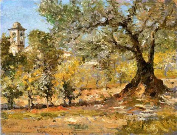 Olivos Florencia impresionismo William Merritt Chase paisaje Pinturas al óleo